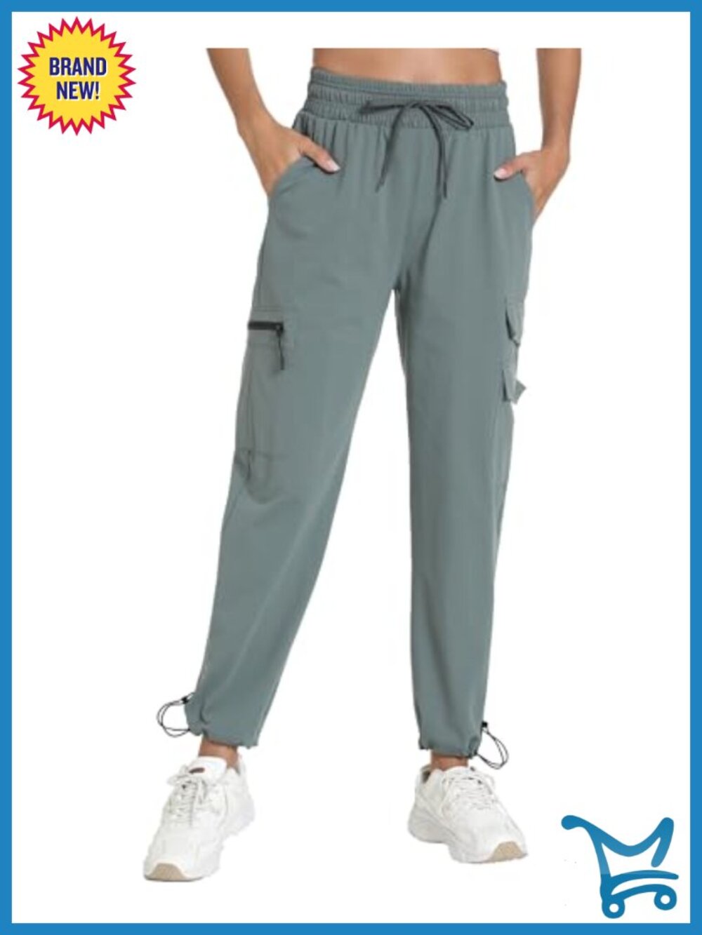 Women's Quick Dry Hiking Cargo Joggers with Pockets Lightweight